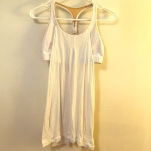 Lululemon practice freely white tank
